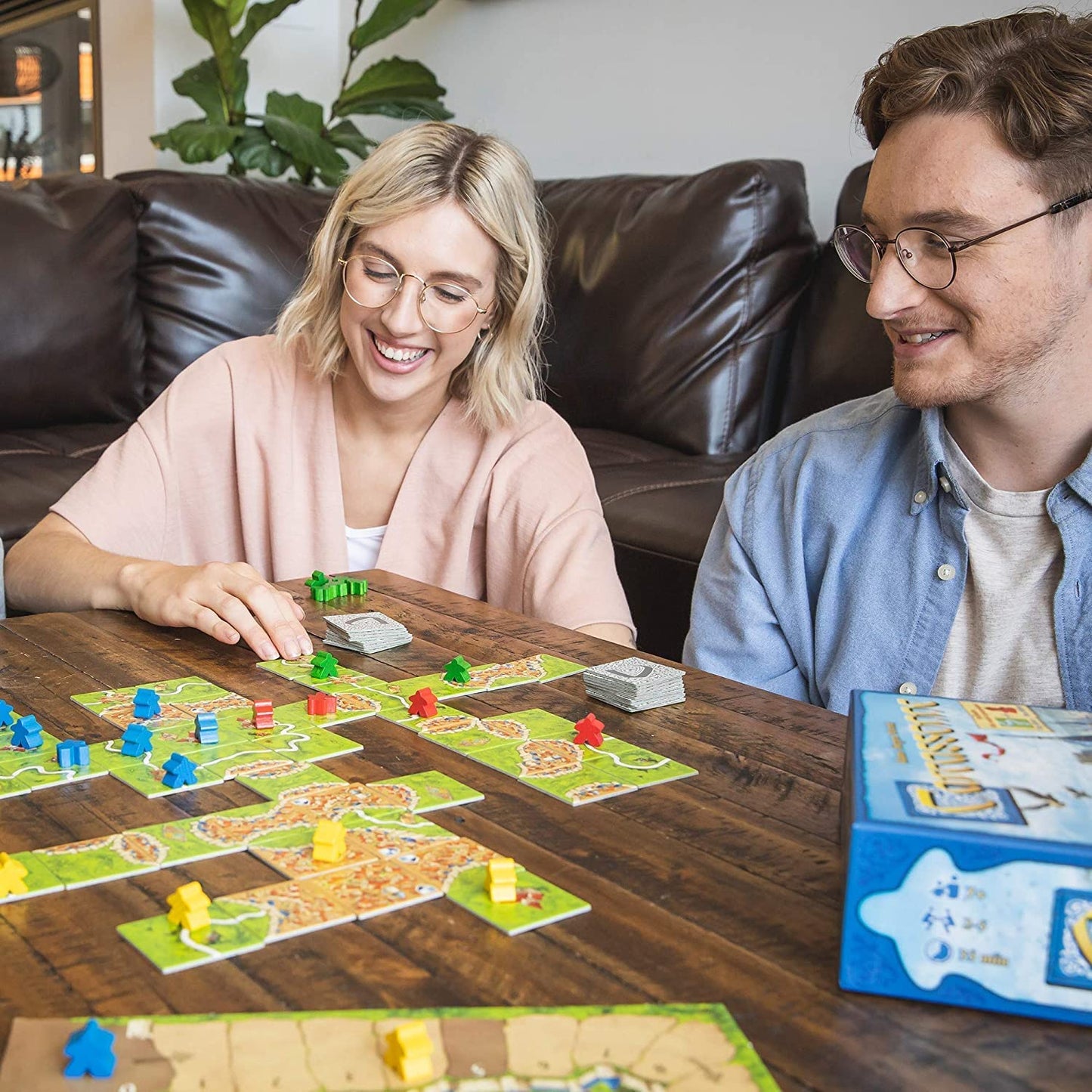 Carcassonne Family Card Games for Adults and Kids,Fun Strategy & Party Game for All Ages, Multi Players, Perfect for Game Nights, Travel & Home Entertainment
