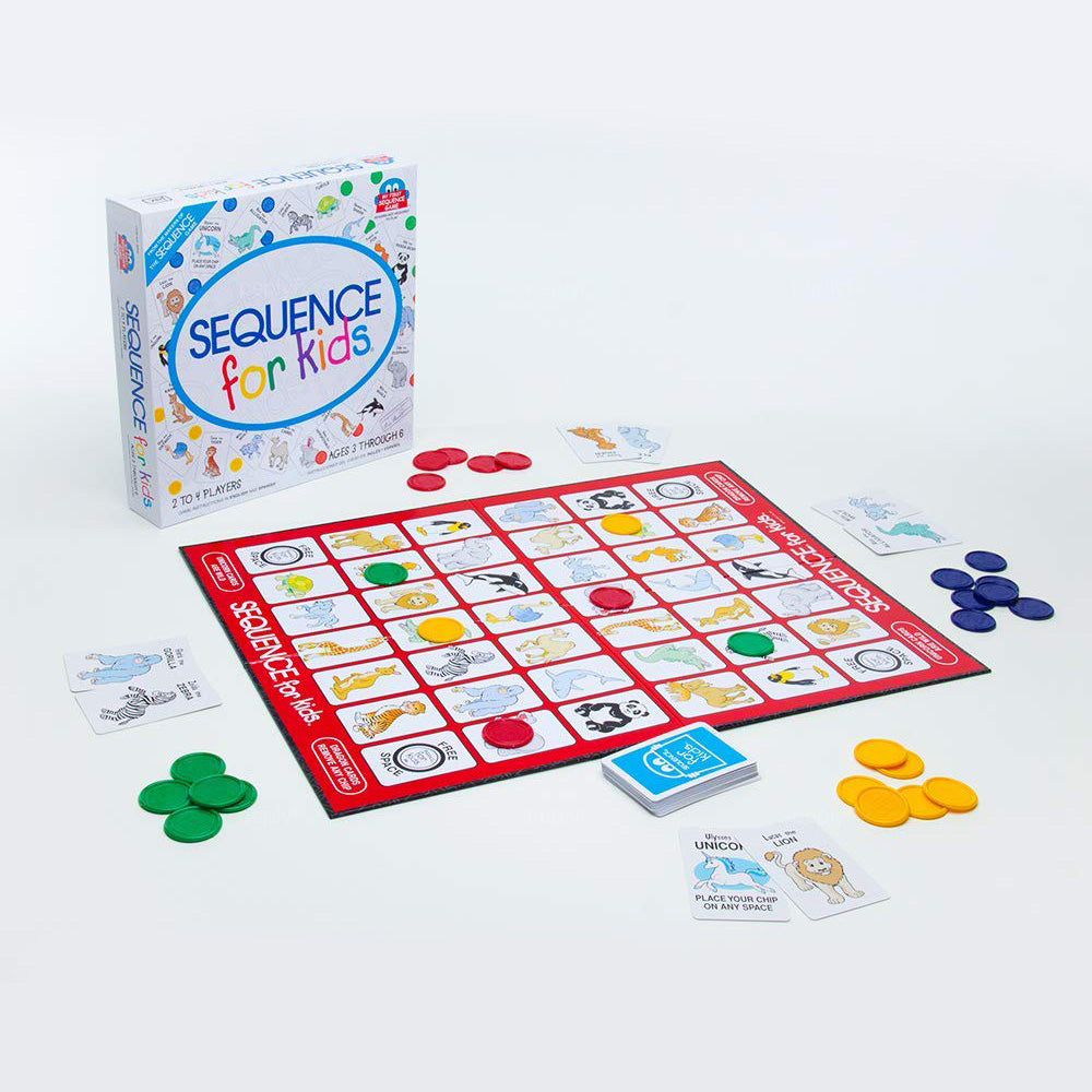Sequence for Kids | Educational Board Game for Kids (Age 3+) 2-4 players