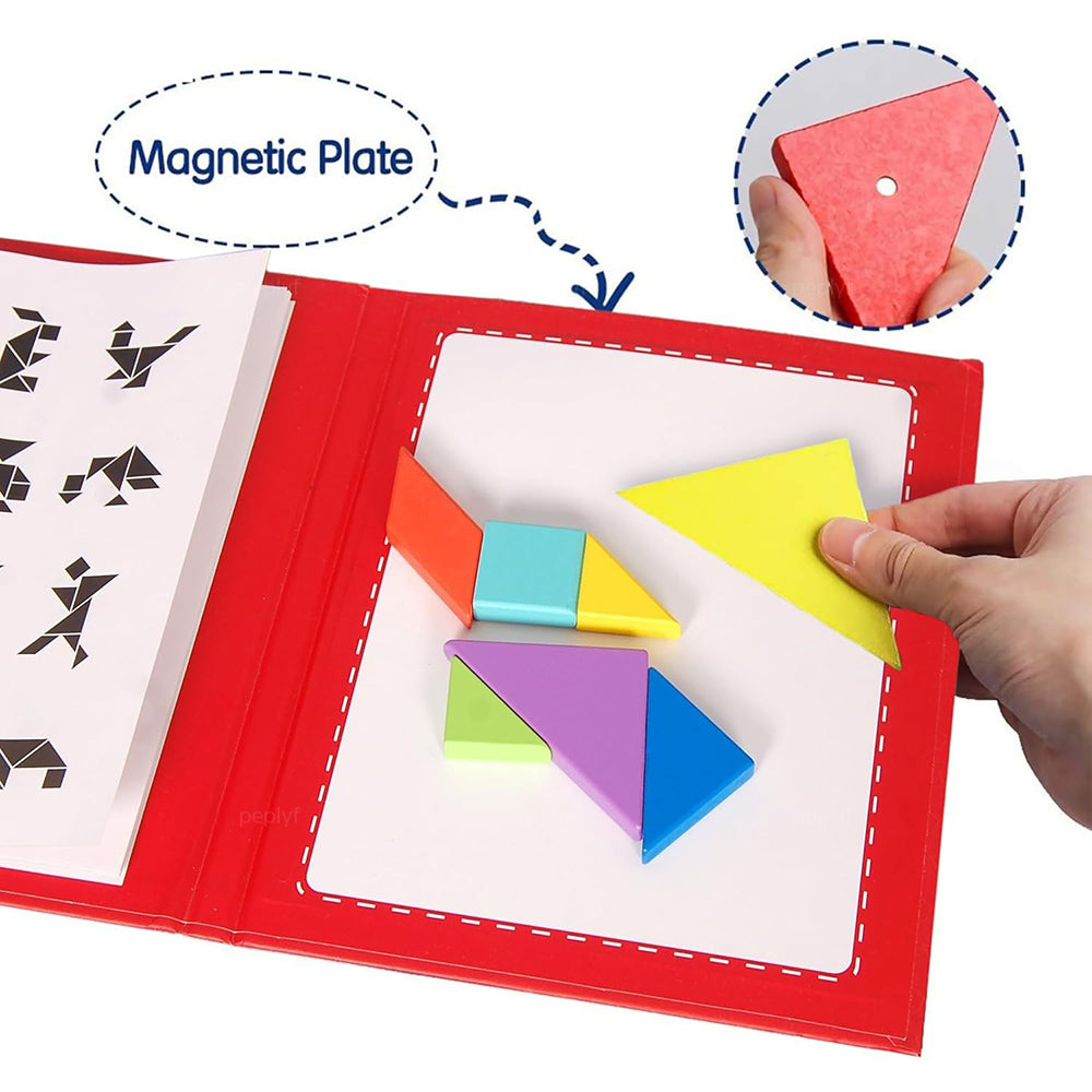 Tangram Junior | Magnetic Brain Booster Puzzle for Kids 5+ | Educational Toy and Gift for Kids