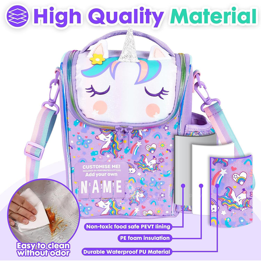 Mealbuddy Insulated Lunchbag with Bottle Holder | School and Travel