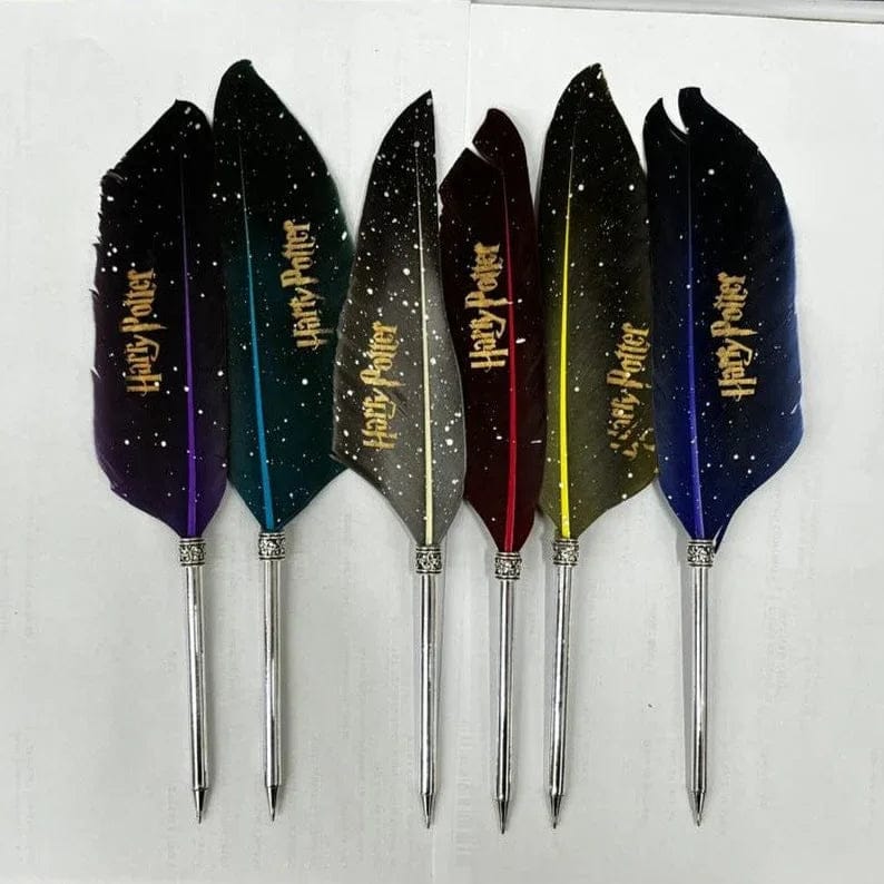 Harry Potter Themed feather Pen | Assorted Colors (Pack of 1)