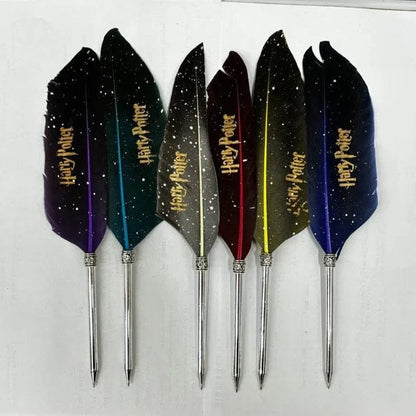 Harry Potter Themed feather Pen | Assorted Colors (Pack of 1)