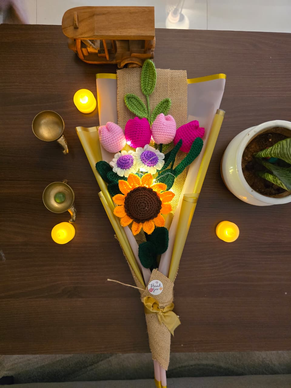 The Radiant Meadow Light-up Bouquet