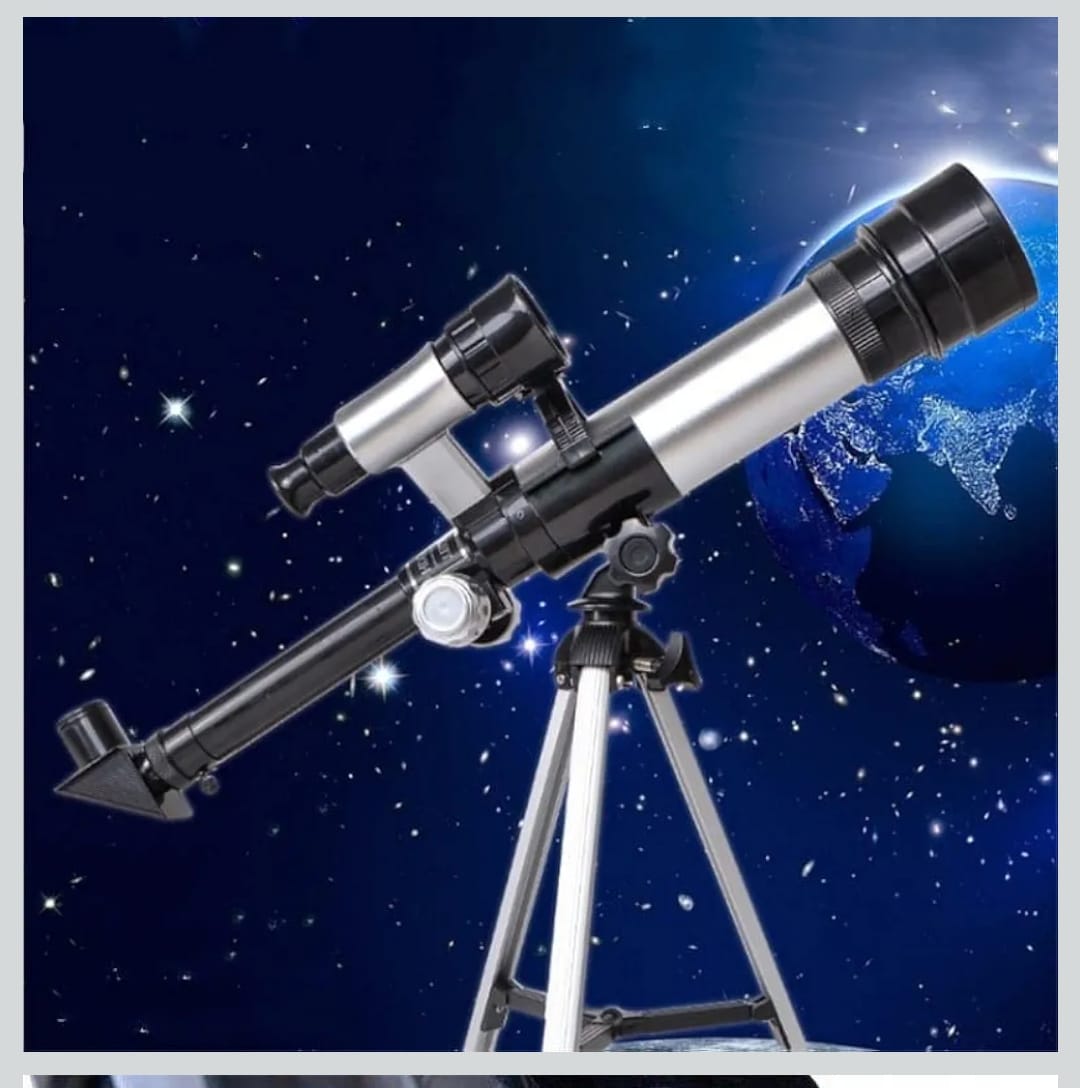 60X High Power Refractor Monocular Astronomical Telescope for Kids with Clefairy Portable Tripod to See Planets Galaxy Seeing Stars/Monocular Telescope for Long Distance | Color: White