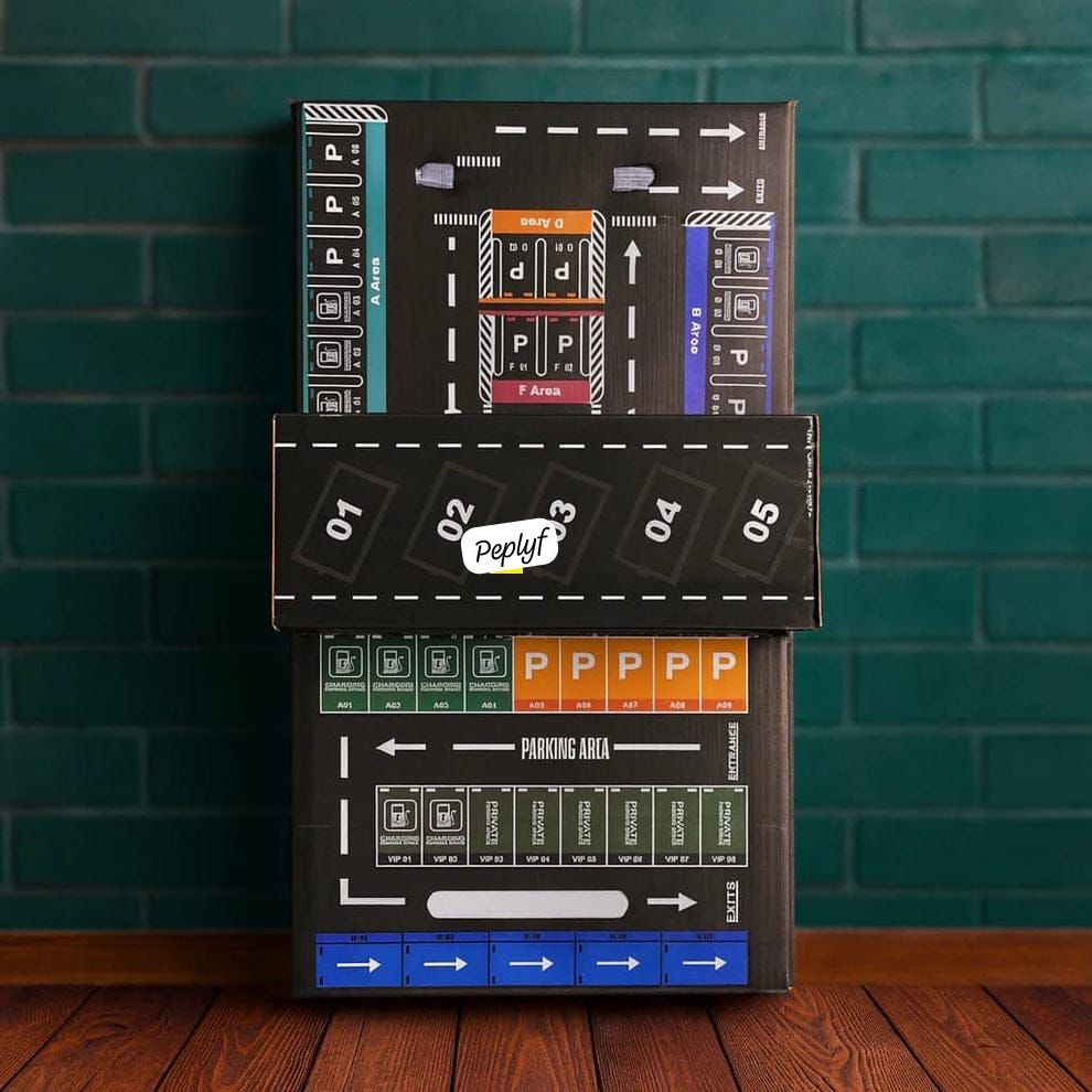 48-Piece Pull Back Car Set, Racing & Toy Vehicles for Kids 3+, Bulk Mini Cars, Learning & Educational Stuffers Mini Cars Toy Trucks, Birthday Gift for Boys & Girls.(Car Container)