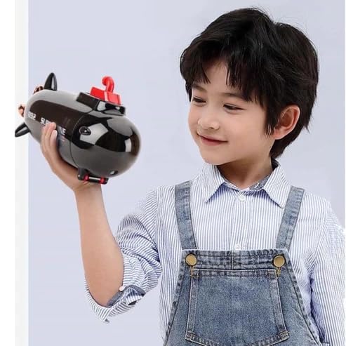 Submarine Shaped Stainless Steel Water Bottle for Kids, Anti-Leak Kids Cartoon Water Bottle, 380 ML Tritan Water Bottle for Kids, Stylish Water Bottle with Sipper for Boys & Girls