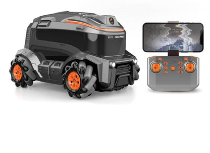 RC Car with Mecanum Wheels | Remote-Controlled Off-Road Vehicle with Camera | 360° Drifting, Sideways Driving & Real-Time Viewing | Interactive Stunt Racing