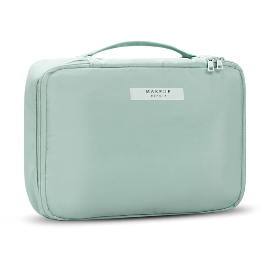 Small Travel Fashion Cosmetic Organizer Bag with Detachable Pouch, Super Soft Makeup Organiser Bag for Brushes, Toiletries, Cosmetics Items for Women