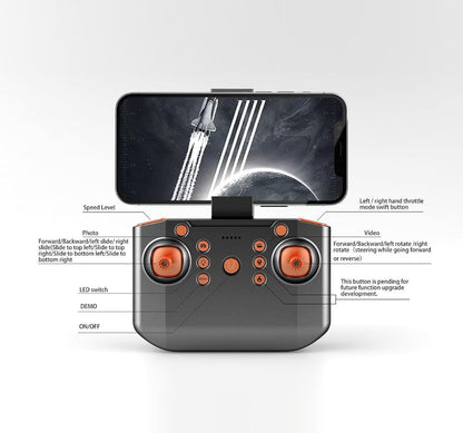 RC Car with Mecanum Wheels | Remote-Controlled Off-Road Vehicle with Camera | 360° Drifting, Sideways Driving & Real-Time Viewing | Interactive Stunt Racing