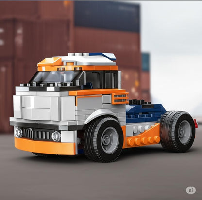 Construction Vehicle Toy | 10-in-1 Building Blocks | 222+ Pcs DIY Set