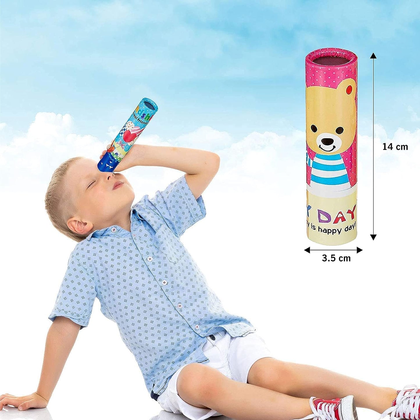 Kaleidoscope Toy for Kids | Educational Optical Toy with Multiple Pattern Views | Fun Learning Toy for Boys & Girls