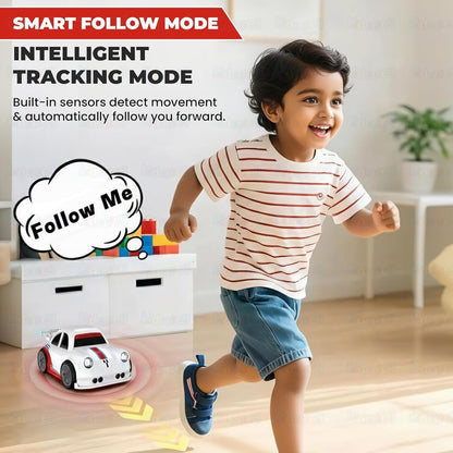 High-Speed RC Drift Car with Remote Control, USB Rechargeable Racing Toy Car, LED Lights, 2.4GHz Controller, Kids & Adults Gift (White & Black)