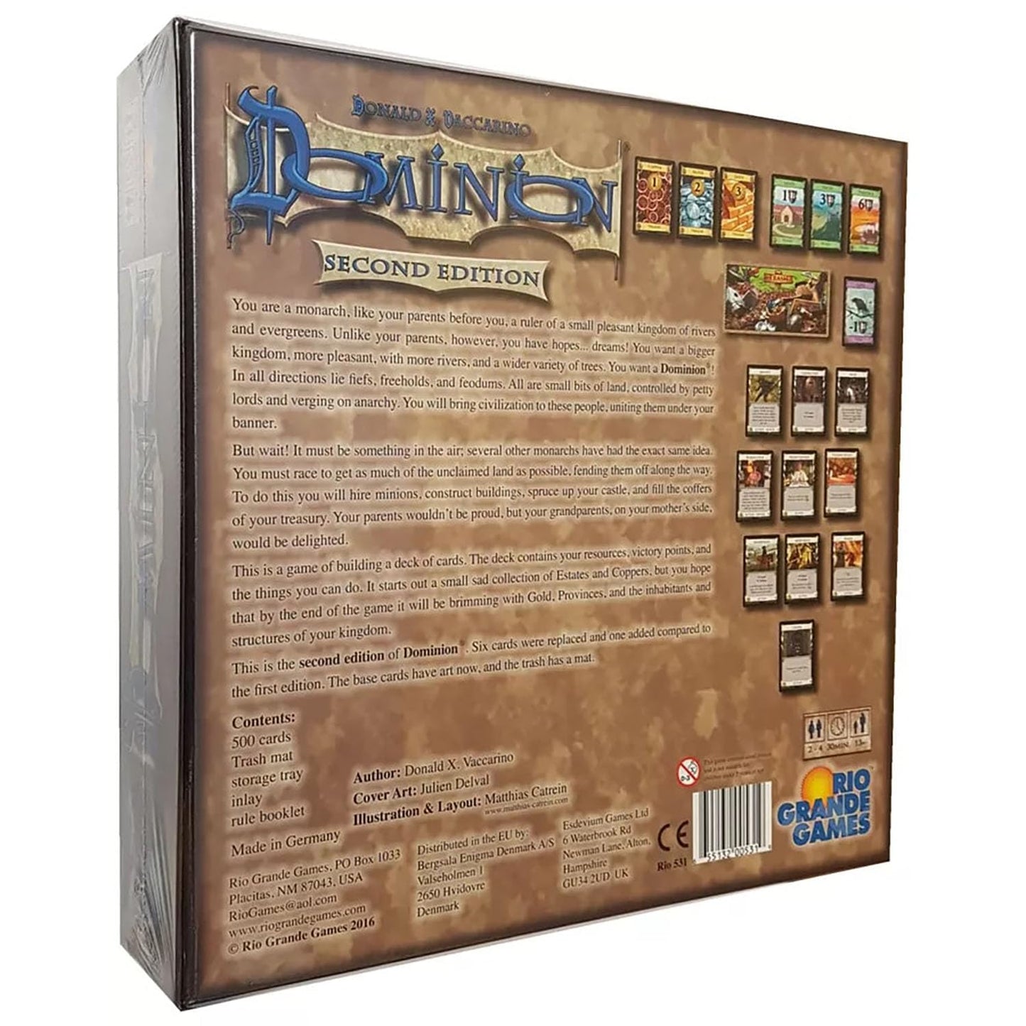 Dominion 2nd Edition Board Game – Deck-Building Strategy Game by Rio Grande