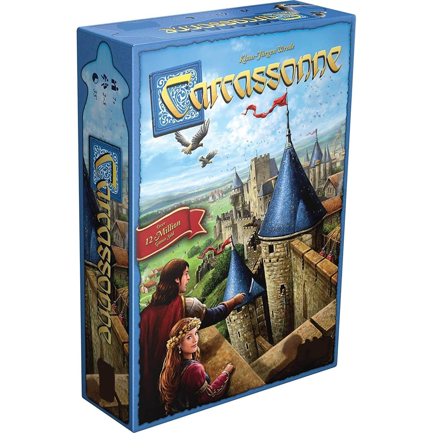 Carcassonne Family Card Games for Adults and Kids,Fun Strategy & Party Game for All Ages, Multi Players, Perfect for Game Nights, Travel & Home Entertainment