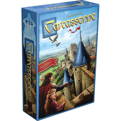 Carcassonne Family Card Games for Adults and Kids,Fun Strategy & Party Game for All Ages, Multi Players, Perfect for Game Nights, Travel & Home Entertainment