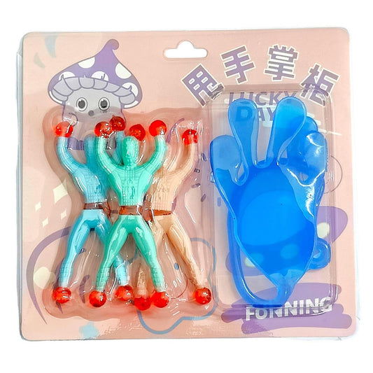 Wall Climber Toy, Rolling Man for Kids, Sticky Climbing Toys, Birthday Return Gift (Pack of 2), Multicolor