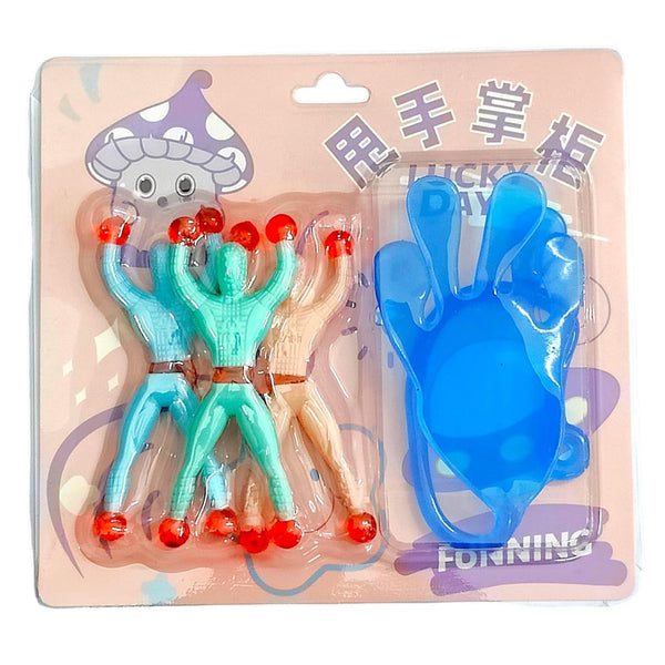 Wall Climber Toy, Rolling Man for Kids, Sticky Climbing Toys, Birthday Return Gift (Pack of 2), Multicolor
