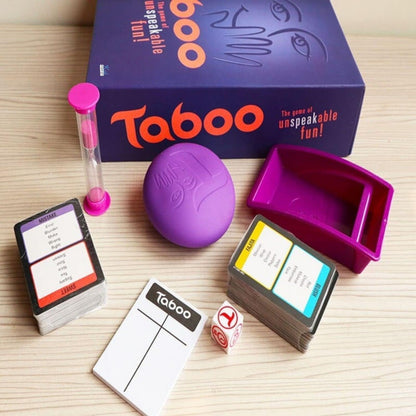 Taboo Board Game, Family Guessing Game for Kids Ages 13+, Fun Party Game for 4 or More Players, Classic Card Game for Teens and Adults