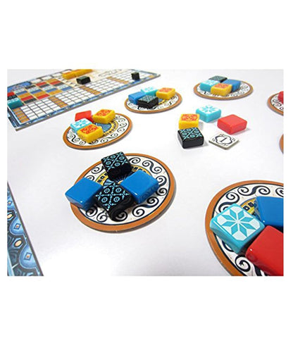 Family Card & Board Games for Adults and Kids, Fun Strategy & Party for All Ages, Multi-Players, Perfect for Game Nights, Travel & Home Entertainment (Azul)