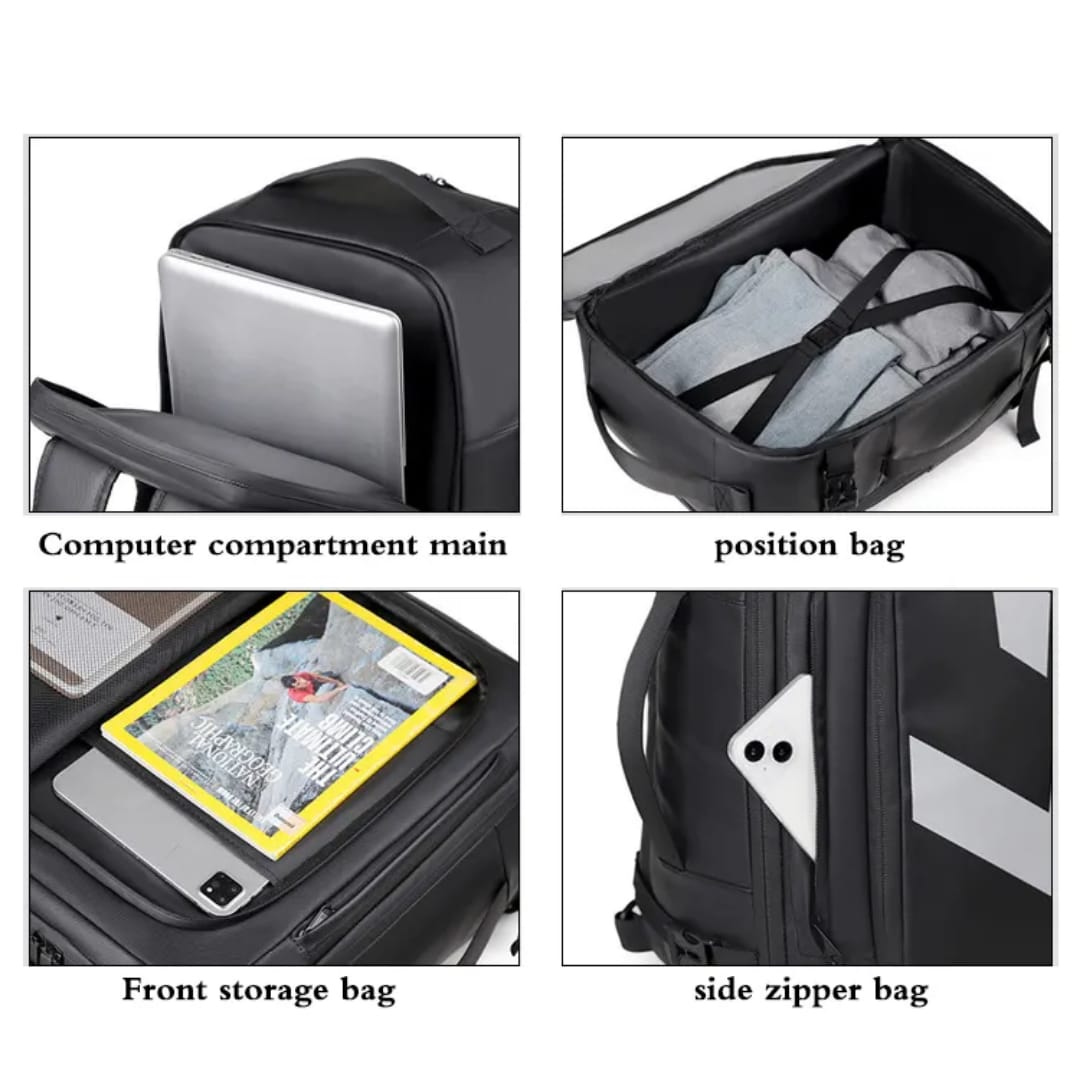 Weekender Backpack | 43L | Laptop | Travel | Unisex | Waterproof | Office & College
