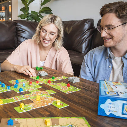 Carcassonne Family Card Games for Adults and Kids,Fun Strategy & Party Game for All Ages, Multi Players, Perfect for Game Nights, Travel & Home Entertainment