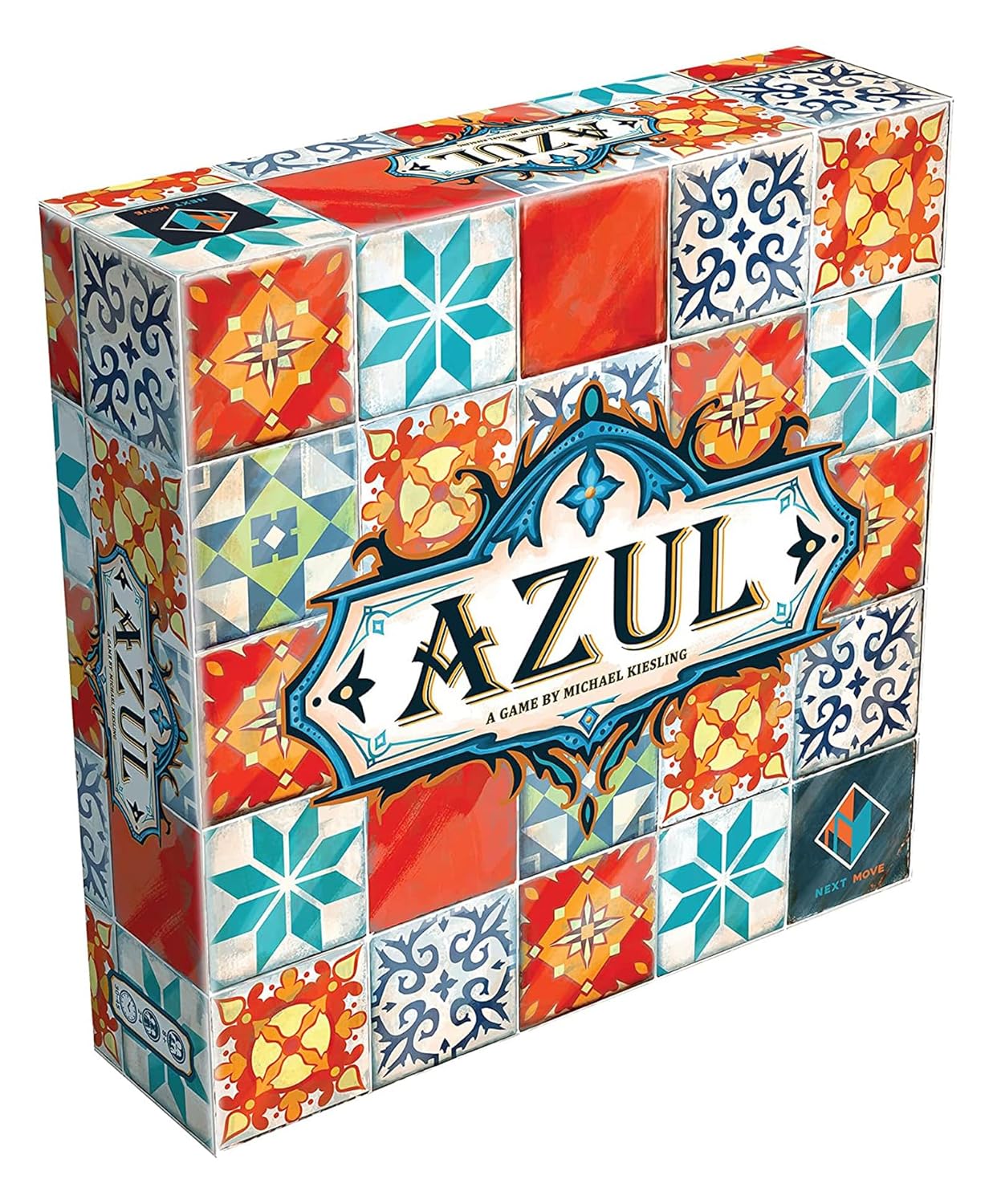 Family Card & Board Games for Adults and Kids, Fun Strategy & Party for All Ages, Multi-Players, Perfect for Game Nights, Travel & Home Entertainment (Azul)