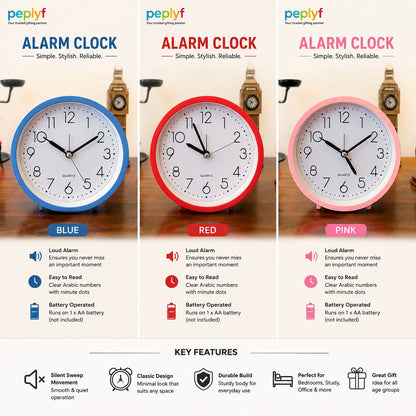 Classic Analog Alarm Clock