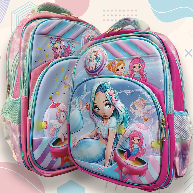 School Backpack - 3D Characters