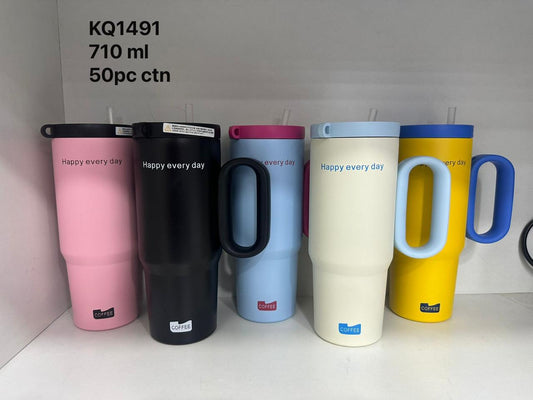 Cold Keeping Cup Stainless Steel Insulated Tumbler Flask 710ml