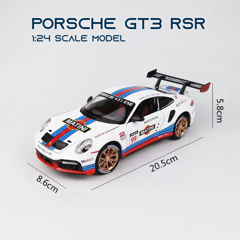 Porsche 911 GT3 RSR Matini (Die-cast 1:24 scale) Model