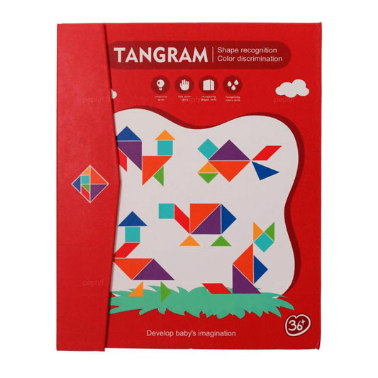 Tangram Junior | Magnetic Brain Booster Puzzle for Kids 5+ | Educational Toy and Gift for Kids