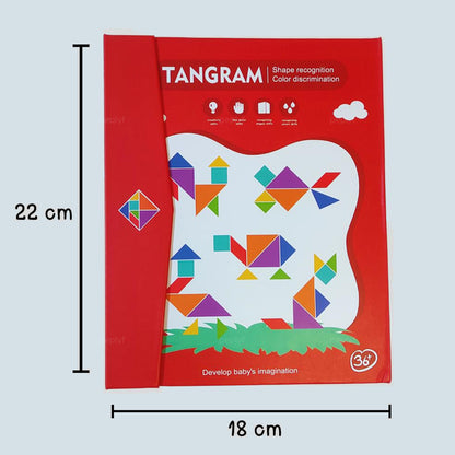Tangram Junior | Magnetic Brain Booster Puzzle for Kids 5+ | Educational Toy and Gift for Kids