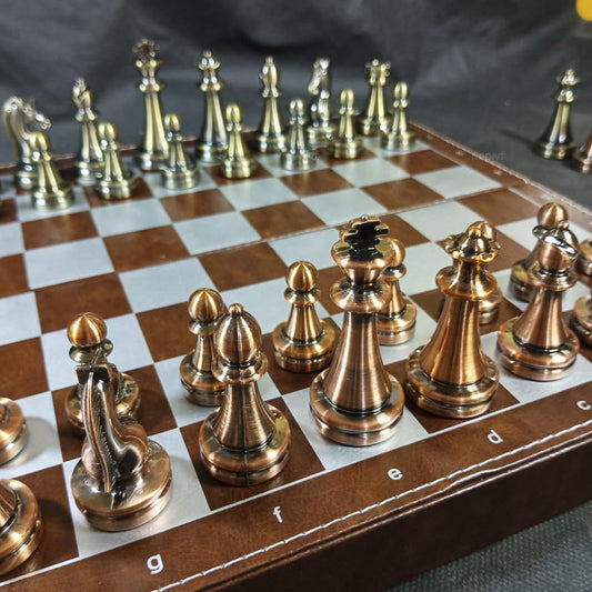 ChessMate Metallica | Premium Metal Chess Set (12 inch)