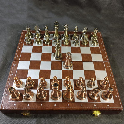 ChessMate Metallica | Premium Metal Chess Set (12 inch)