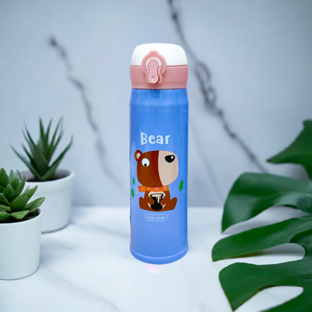 Funky Animals Water Bottle (Vacuum Insulated SS) - 420ml