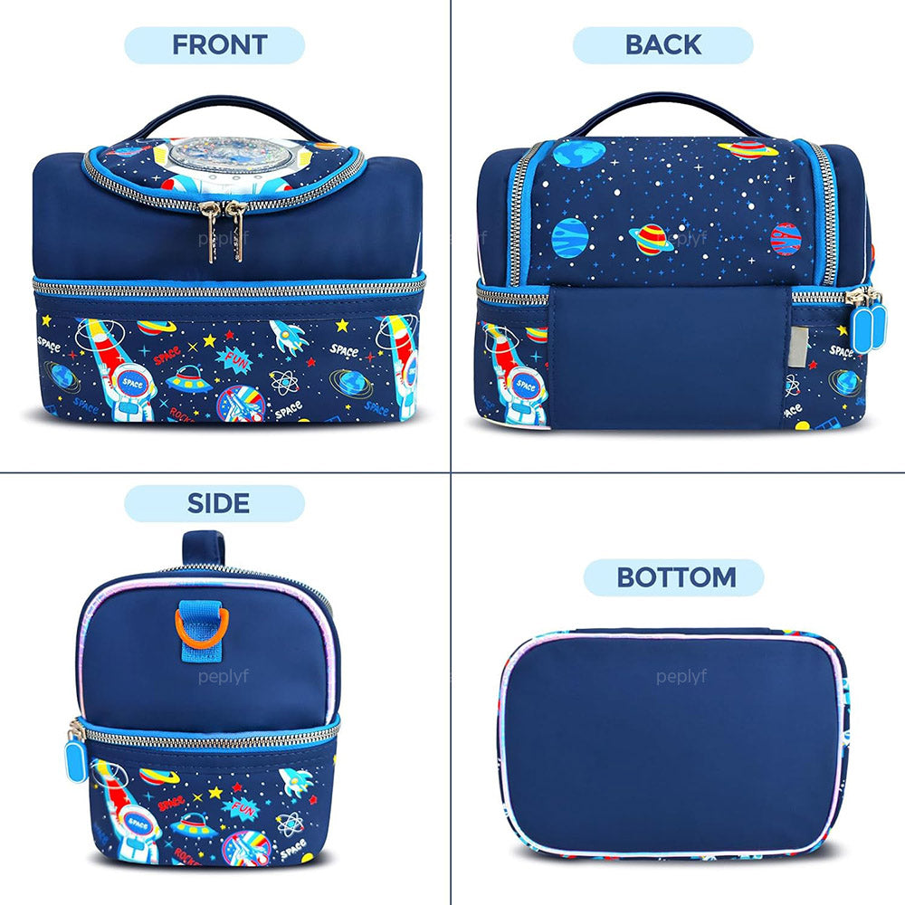 3D Insulated Lunch Bag for Kids | School and Picnic | Dual Layer Tiffin Bag