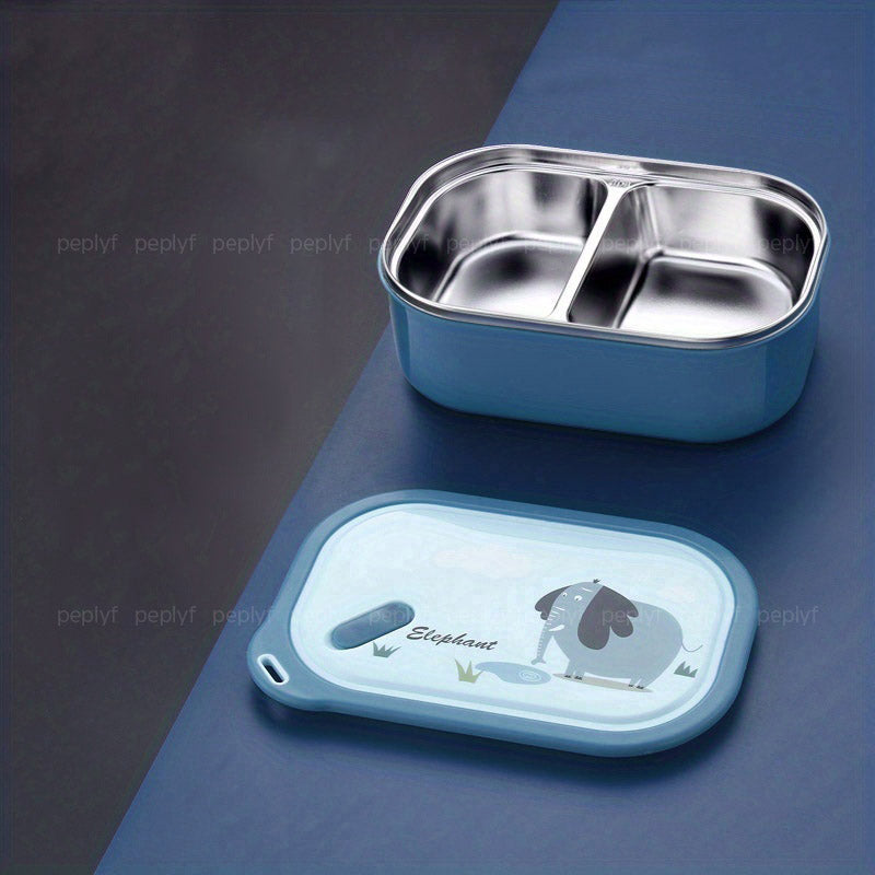 Animal Cartoon Lunchbox - 1000ml Stainless Steel