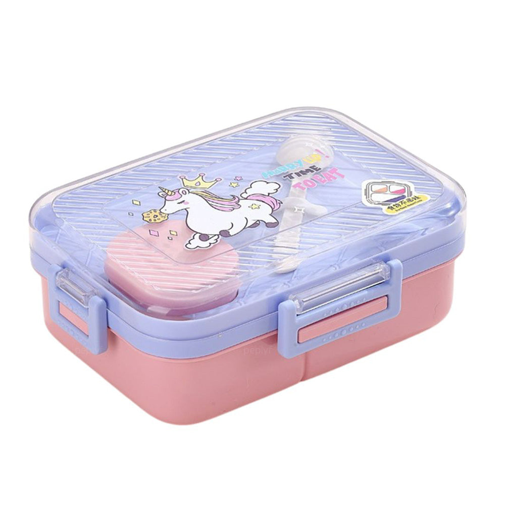PEPLYF PESTO 2 Grid Lunchbox with Container | Stainless Steel |800ml
