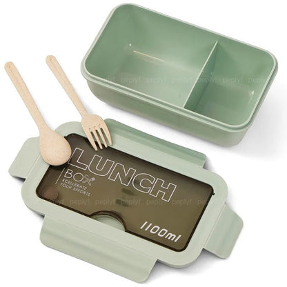 Lunchbox (1100ml) with Spoon & Fork