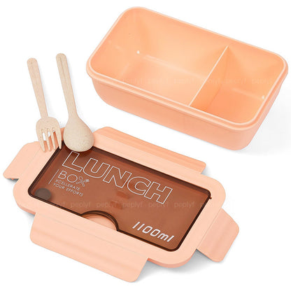 Lunchbox (1100ml) with Spoon & Fork