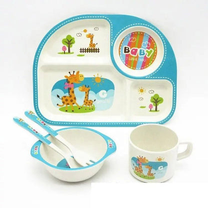 Happy Meals - Bamboo Fibre Meal Set (5pc)