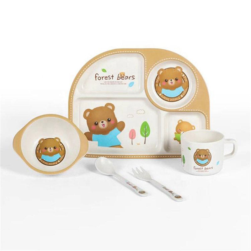 Happy Meals - Bamboo Fibre Meal Set (5pc)