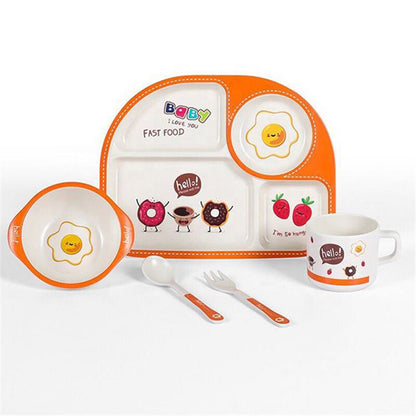 Happy Meals - Bamboo Fibre Meal Set (5pc)