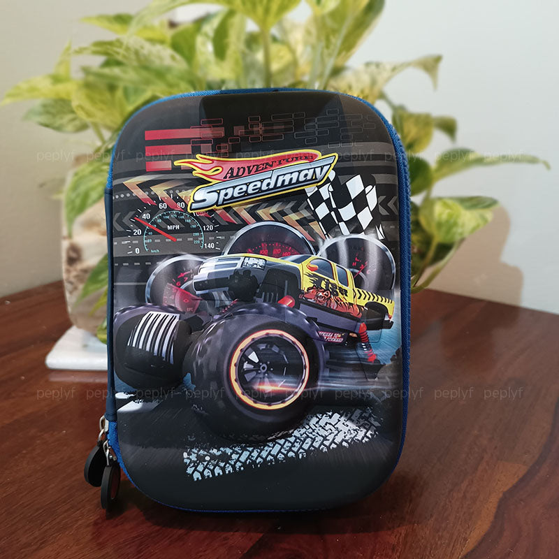 Monster Truck Pencil Case - Embossed Hardcase (3D Design)