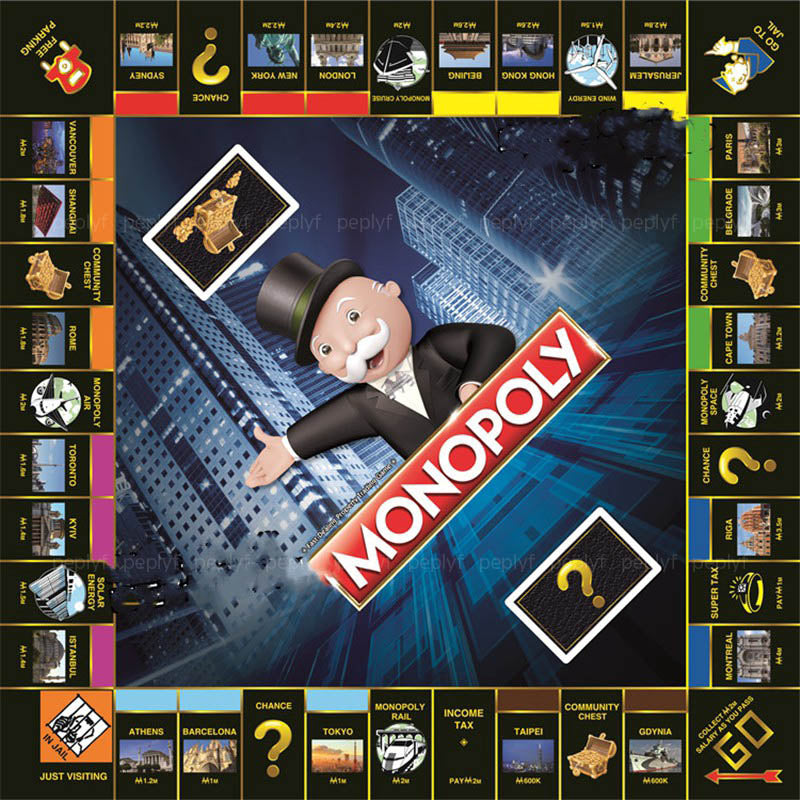 Monopoly - Electronic Banking (Board Game) Black