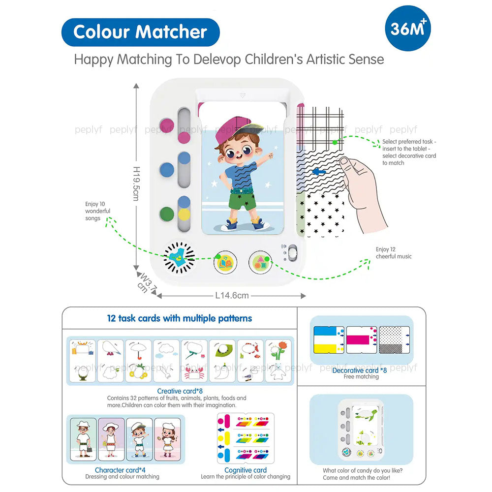 Colour Matcher Flash Card - STEAM Education Toy for Kids