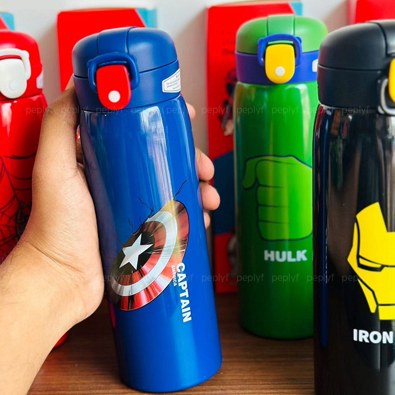 Avengers Water Bottle - Wide Mouth (500ml) Insulated