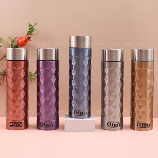 Diamond Cut Water Bottle - 1000ml (Single Walled)