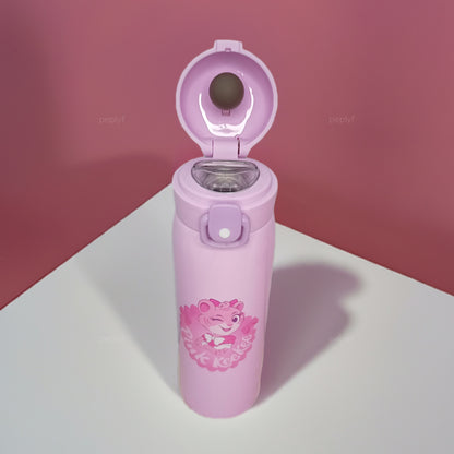 Aquafun Stainless Steel Water Bottle for Kids - 500ml - Widemouth