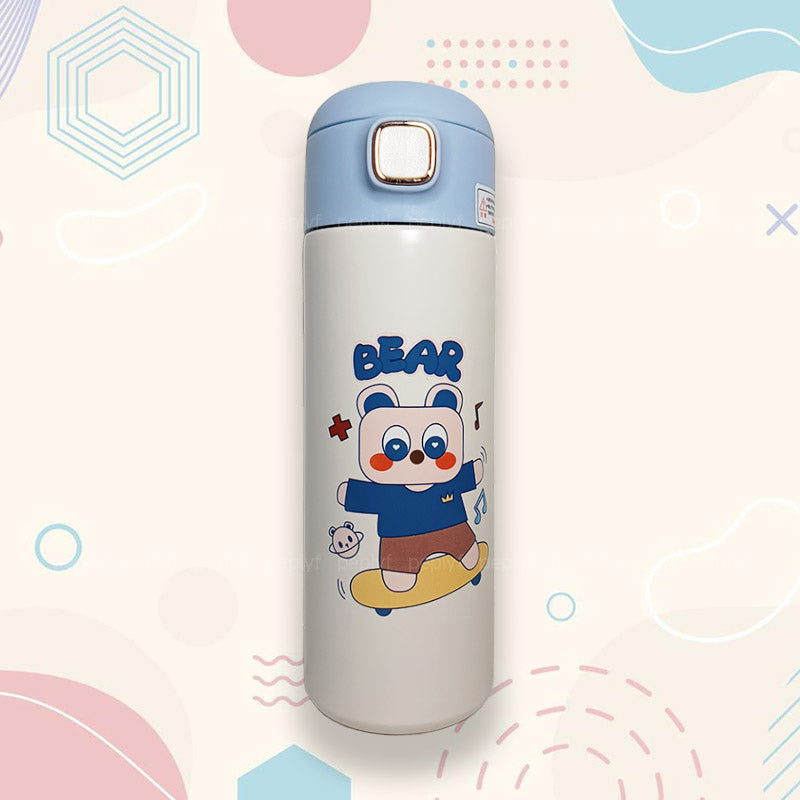 Cartoon Sipper Bottle (500ml) - Insulated Steel